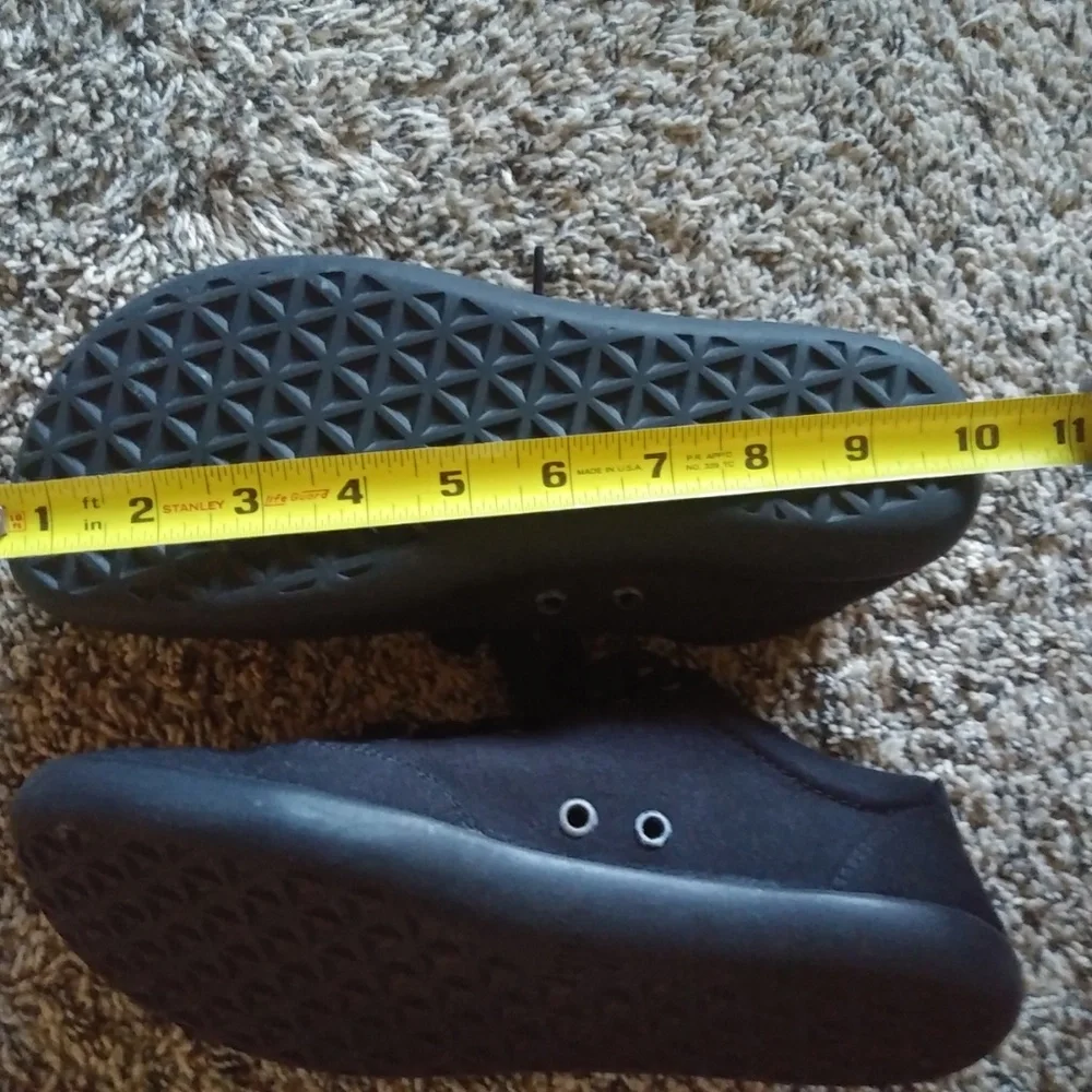 Splay Freestyle 1.0 Black Canvas M6/W8 Barefoot Minimalist Athletic Shoes EUC - Picture 7 of 8